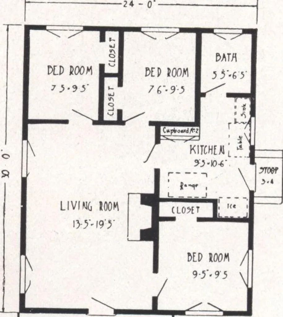An illustration from Bennett better-built, ready-cut homes, catalog no. 21, 1922, leaf 68