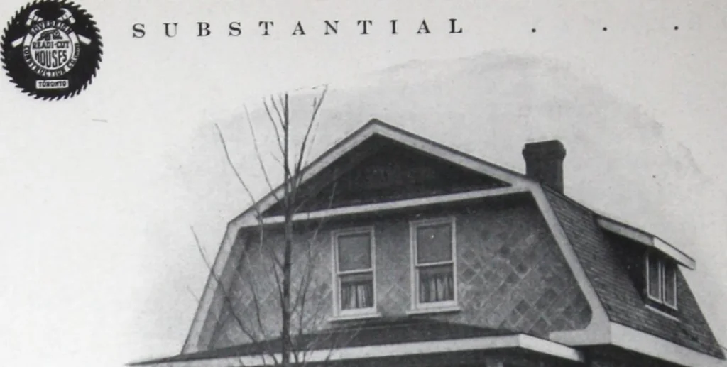 An illustration from Readi-cut houses (frame or brick veneer) : substantial, warm, comfortable, attractive : manufactured in our mills in Toronto, Ottawa, Vancouver ..., 1915, leaf 29