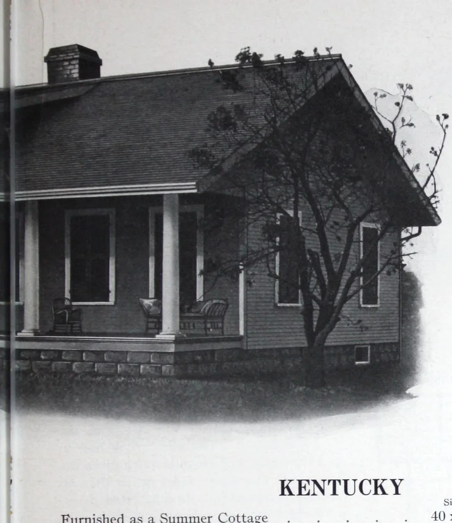 An illustration from Readi-cut houses (frame or brick veneer) : substantial, warm, comfortable, attractive : manufactured in our mills in Toronto, Ottawa, Vancouver ..., 1915, leaf 42