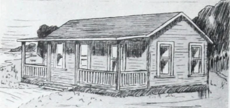 An illustration from Readi-cut houses (frame or brick veneer) : substantial, warm, comfortable, attractive : manufactured in our mills in Toronto, Ottawa, Vancouver ..., 1915, leaf 71