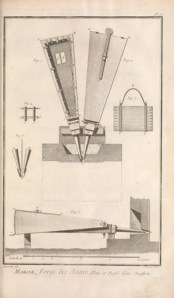 An illustration from Recueil de planches, sur les sciences, les arts libéraux, et les arts méchaniques : avec leur explication .., 1762, leaf 331