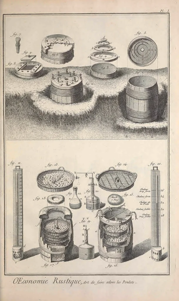 An illustration from Recueil de planches, sur les sciences, les arts libéraux, et les arts méchaniques : avec leur explication .., 1762, leaf 195