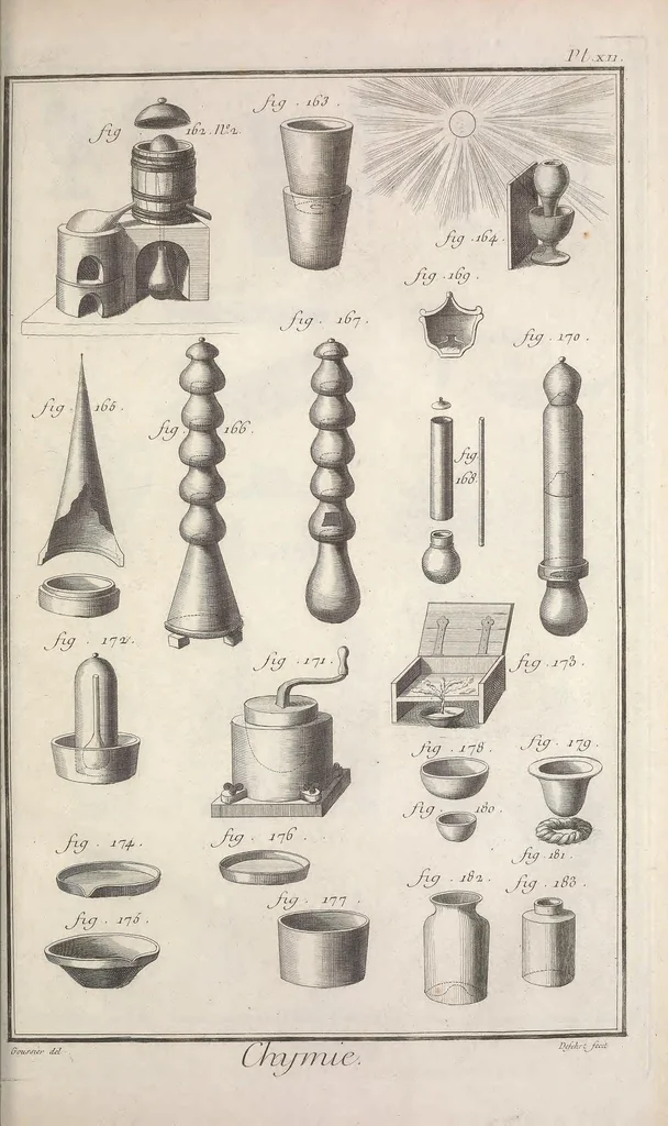 An illustration from Recueil de planches, sur les sciences, les arts libéraux, et les arts méchaniques : avec leur explication .., 1762, leaf 155