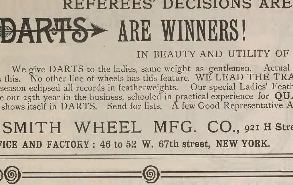 An illustration from The Referee & cycle trade journal, leaf 1047