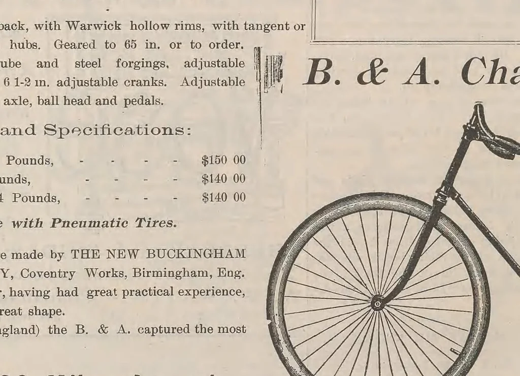 An illustration from The Referee & cycle trade journal, leaf 170