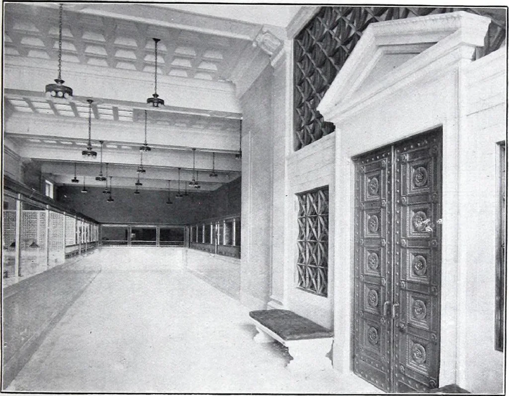 An illustration from Referendex : a manual of architectural specifications and construction information, catalogue announcements of manufacturers and dealers in building supplies., 1914, leaf 110