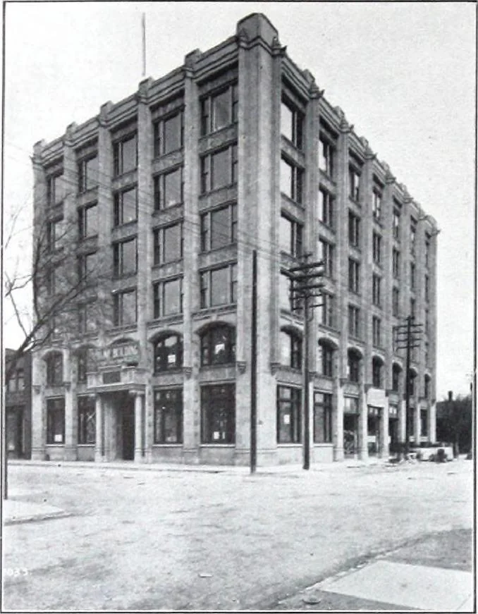 An illustration from Referendex : a manual of architectural specifications and construction information, catalogue announcements of manufacturers and dealers in building supplies., 1914, leaf 117