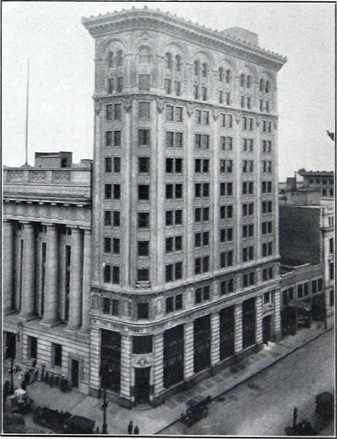 An illustration from Referendex : a manual of architectural specifications and construction information, catalogue announcements of manufacturers and dealers in building supplies., 1914, leaf 117