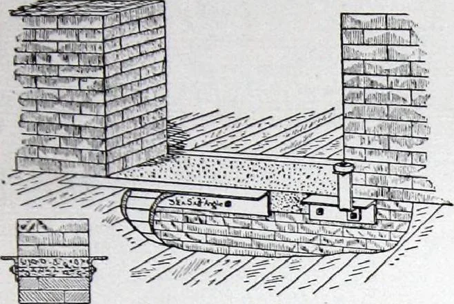 An illustration from Referendex : a manual of architectural specifications and construction information, catalogue announcements of manufacturers and dealers in building supplies., 1914, leaf 140