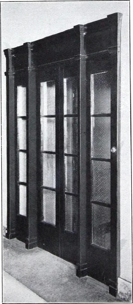 An illustration from Referendex : a manual of architectural specifications and construction information, catalogue announcements of manufacturers and dealers in building supplies., 1914, leaf 146