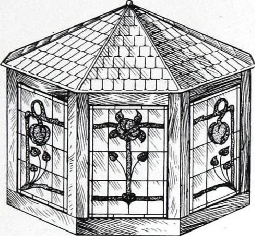 An illustration from Referendex : a manual of architectural specifications and construction information, catalogue announcements of manufacturers and dealers in building supplies., 1914, leaf 170