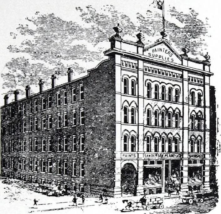 An illustration from Referendex : a manual of architectural specifications and construction information, catalogue announcements of manufacturers and dealers in building supplies., 1914, leaf 192