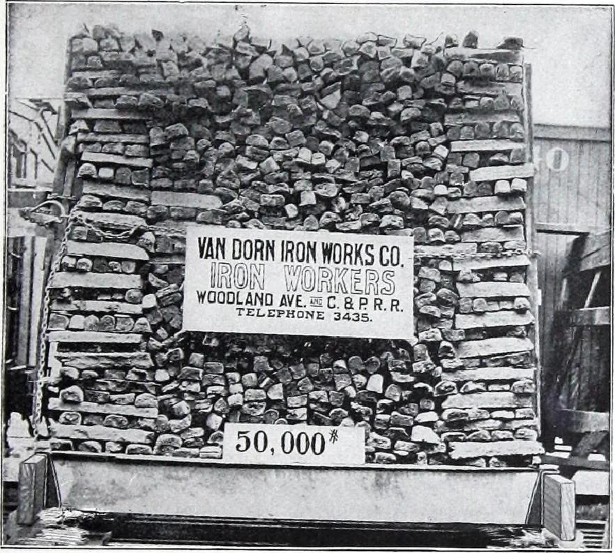 An illustration from Referendex : a manual of architectural specifications and construction information, catalogue announcements of manufacturers and dealers in building supplies., 1914, leaf 204