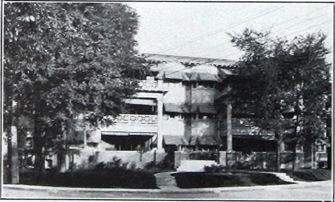 An illustration from Referendex : a manual of architectural specifications and construction information, catalogue announcements of manufacturers and dealers in building supplies., 1914, leaf 219