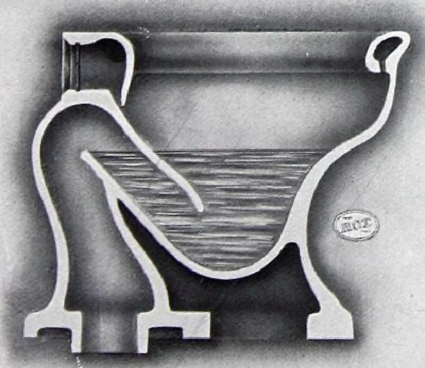 An illustration from Referendex : a manual of architectural specifications and construction information, catalogue announcements of manufacturers and dealers in building supplies., 1914, leaf 232