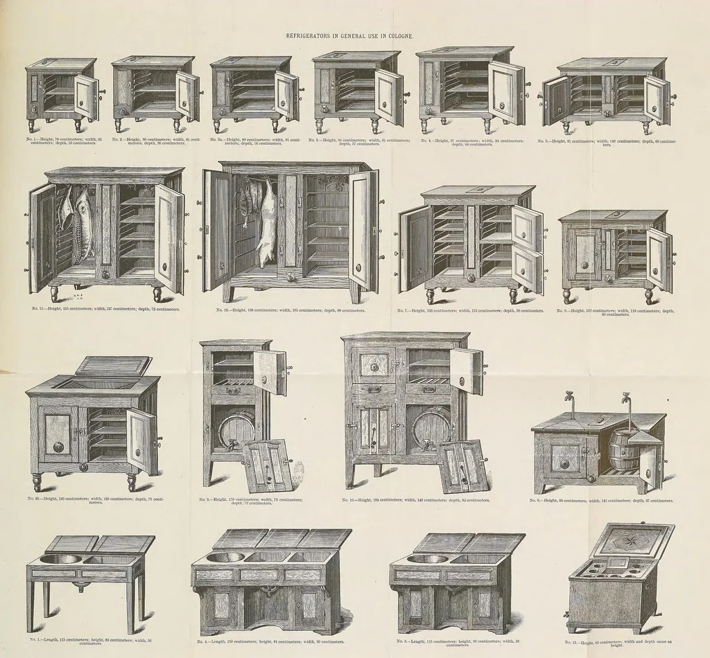 An illustration from Refrigerators and food perservation in foreign countries, 1890, leaf 137