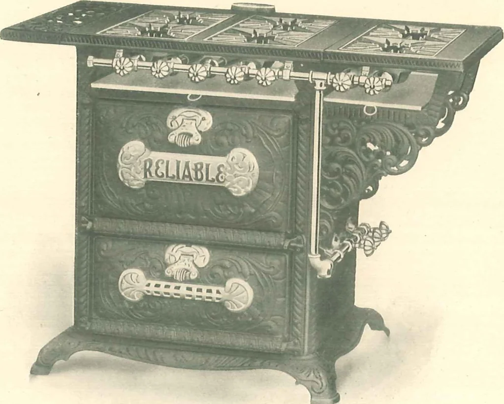 An illustration from Reliable gas stoves and ranges, 1905, leaf 15