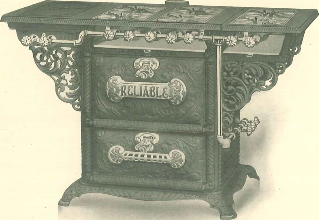 An illustration from Reliable gas stoves and ranges, 1905, leaf 16