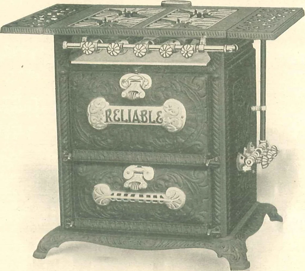 An illustration from Reliable gas stoves and ranges, 1905, leaf 20