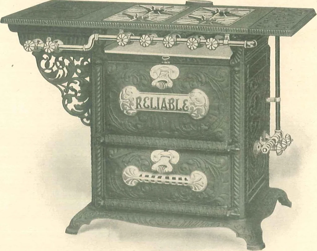 An illustration from Reliable gas stoves and ranges, 1905, leaf 21