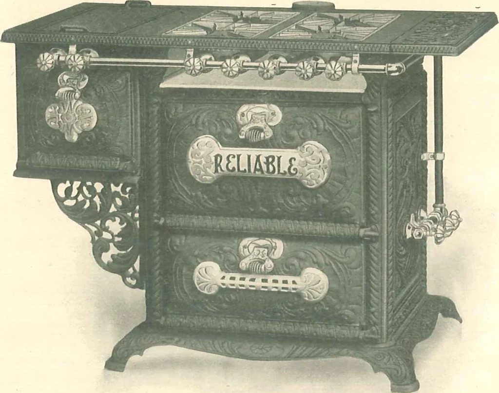 An illustration from Reliable gas stoves and ranges, 1905, leaf 22