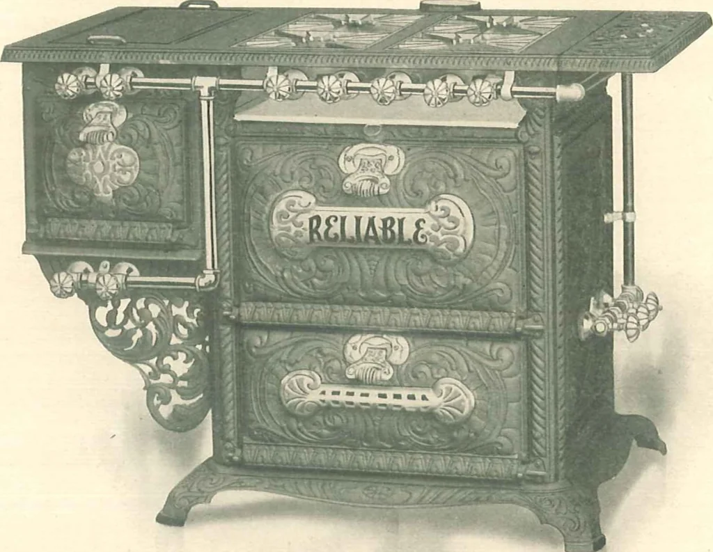An illustration from Reliable gas stoves and ranges, 1905, leaf 23