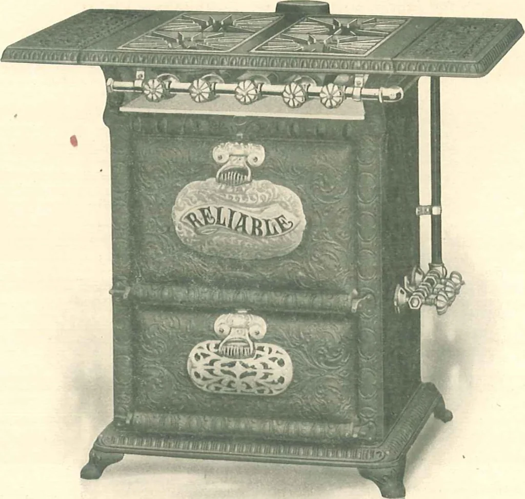 An illustration from Reliable gas stoves and ranges, 1905, leaf 25