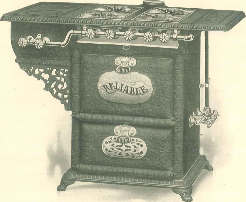 An illustration from Reliable gas stoves and ranges, 1905, leaf 26