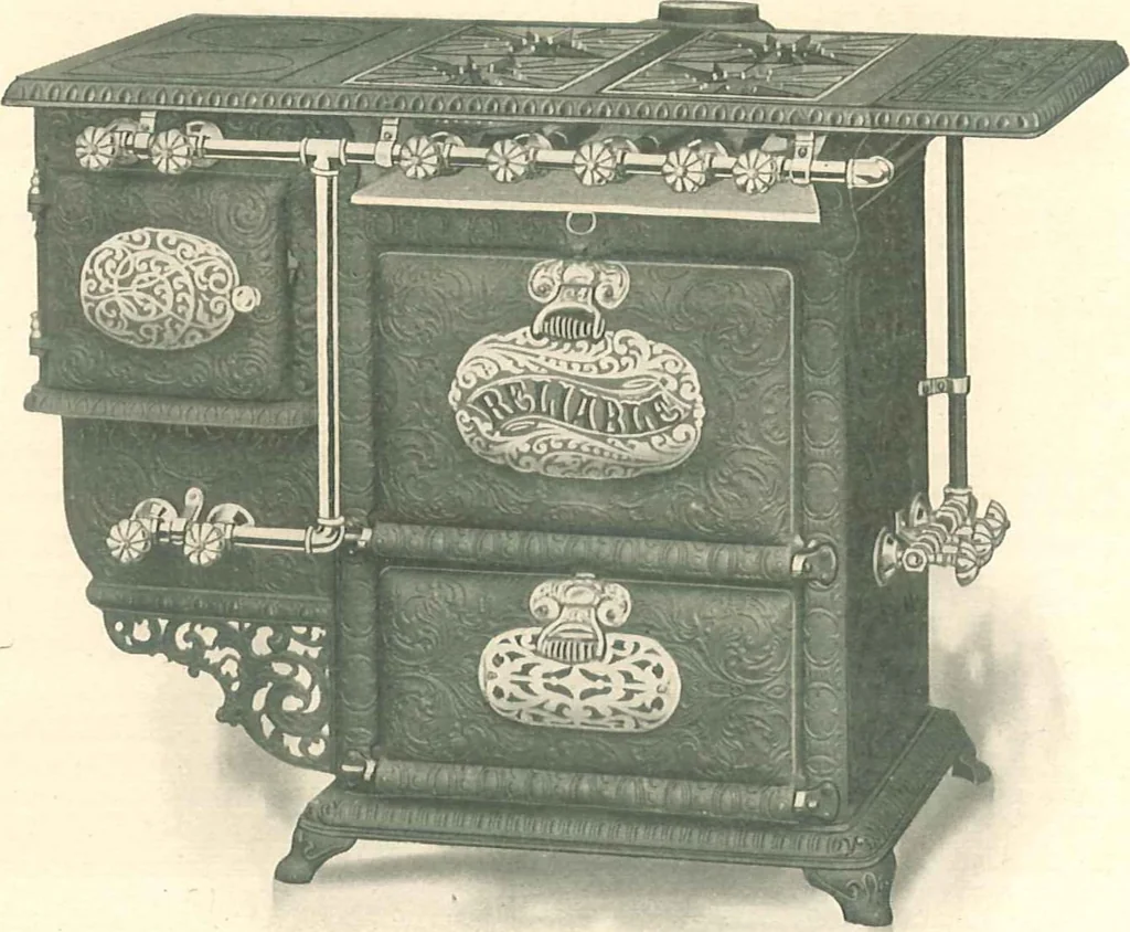 An illustration from Reliable gas stoves and ranges, 1905, leaf 28