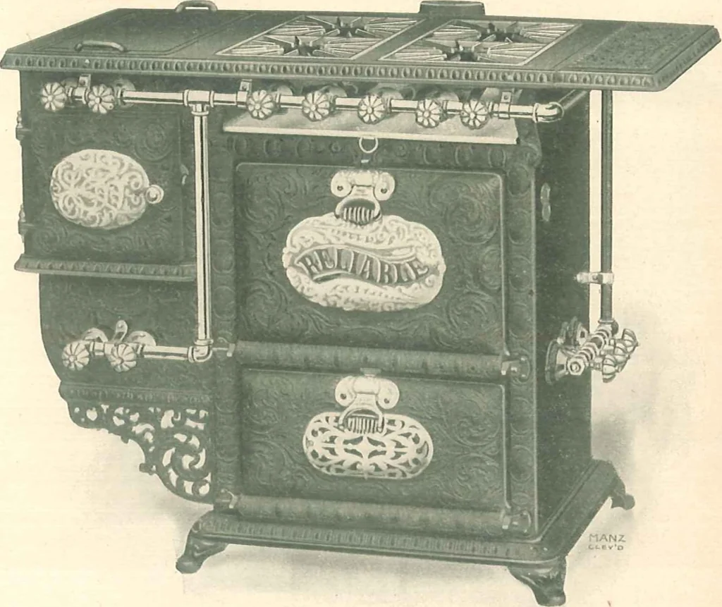 An illustration from Reliable gas stoves and ranges, 1905, leaf 33