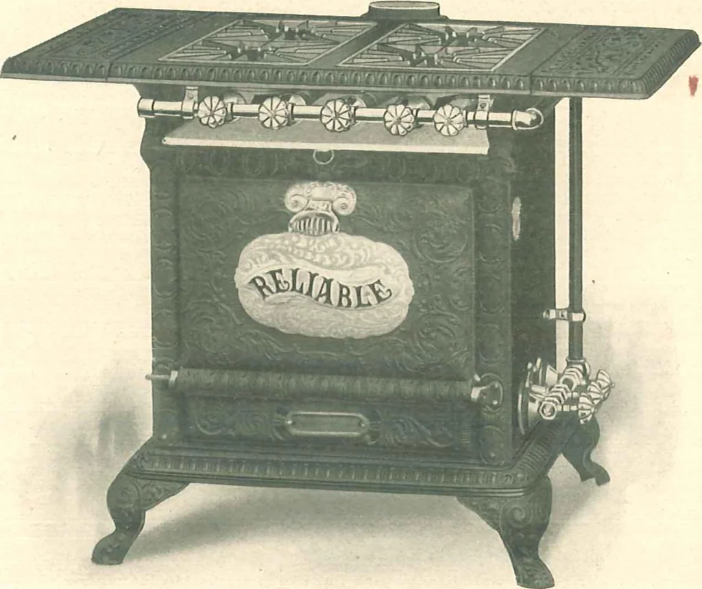 An illustration from Reliable gas stoves and ranges, 1905, leaf 35