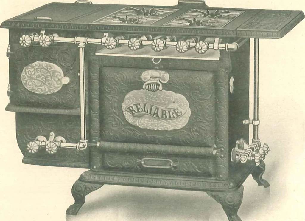An illustration from Reliable gas stoves and ranges, 1905, leaf 38
