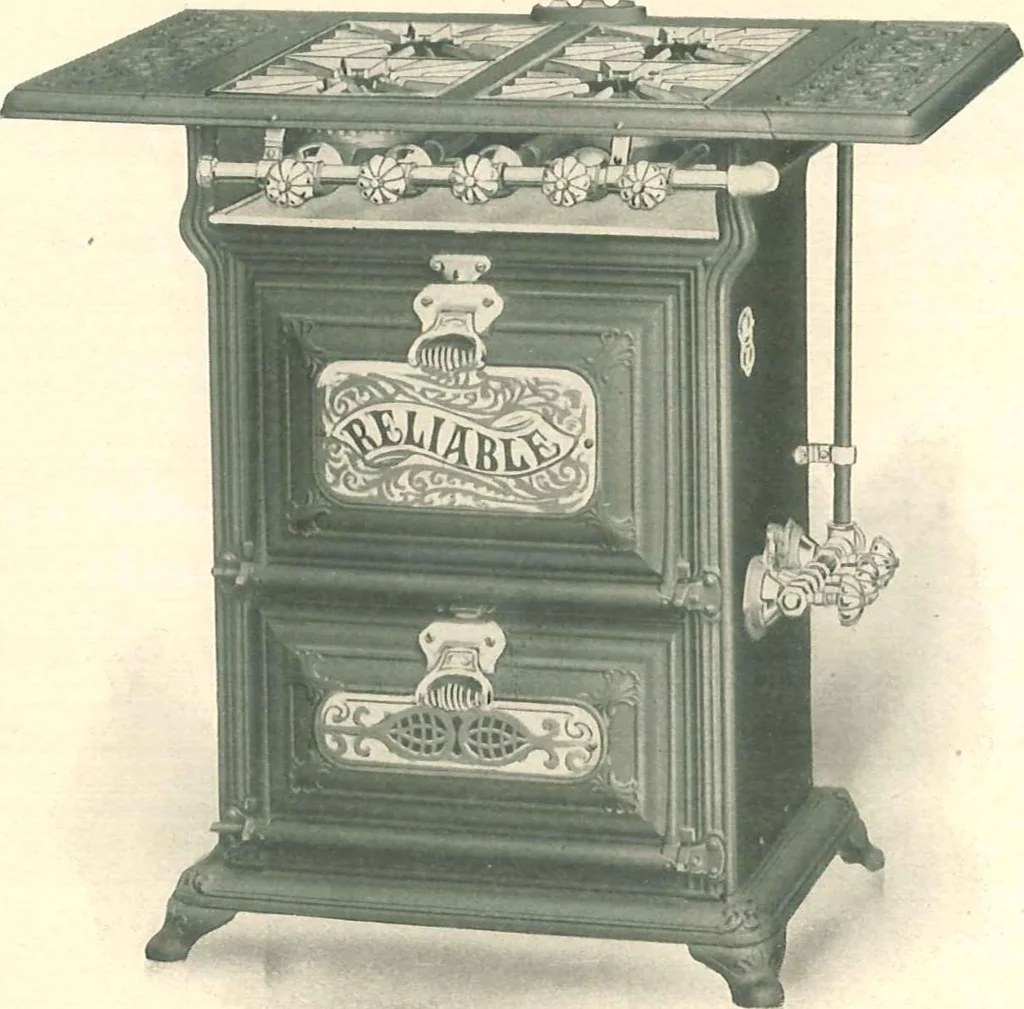 An illustration from Reliable gas stoves and ranges, 1905, leaf 40