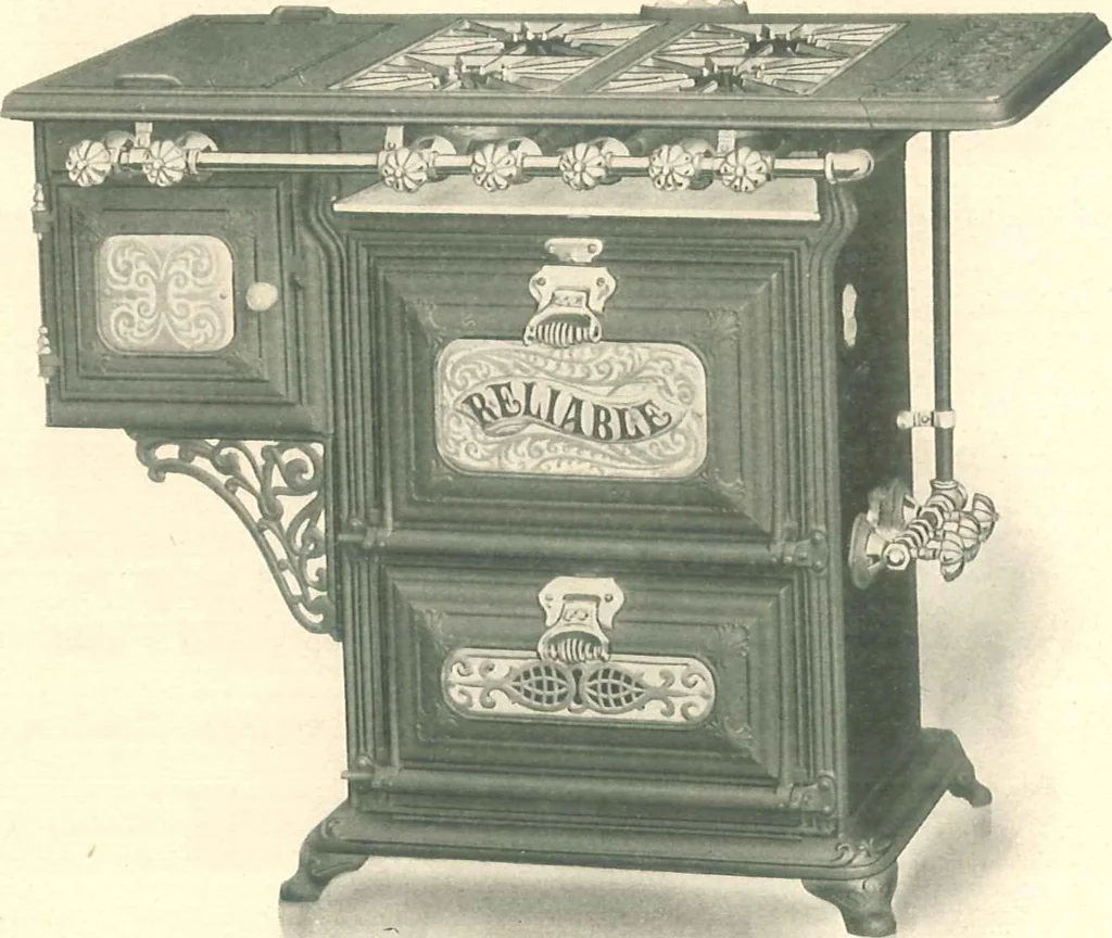 An illustration from Reliable gas stoves and ranges, 1905, leaf 42