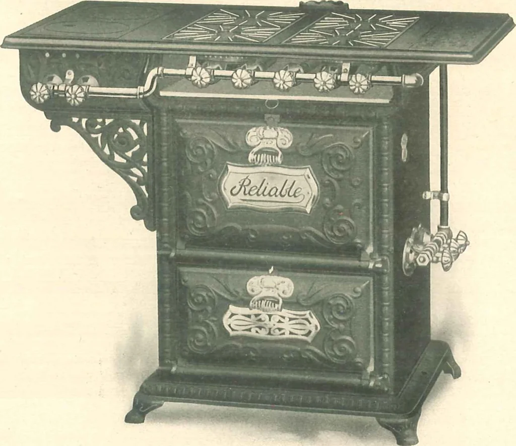An illustration from Reliable gas stoves and ranges, 1905, leaf 45
