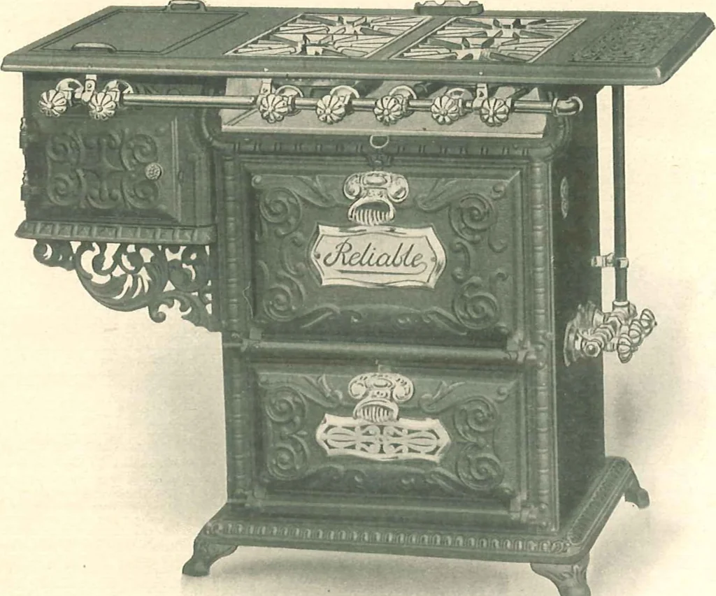 An illustration from Reliable gas stoves and ranges, 1905, leaf 46