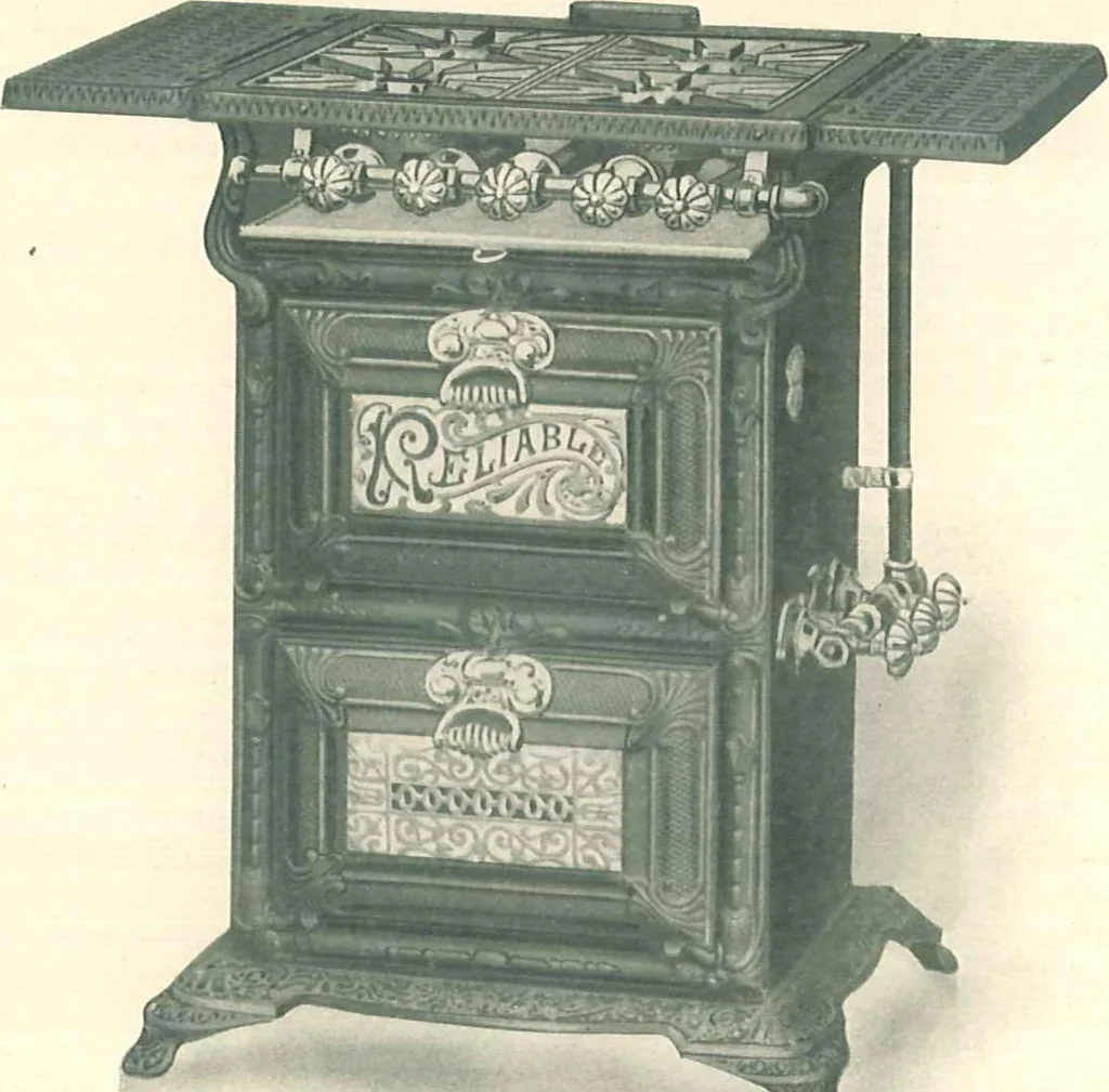 An illustration from Reliable gas stoves and ranges, 1905, leaf 54