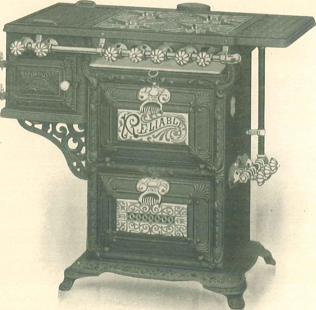 An illustration from Reliable gas stoves and ranges, 1905, leaf 56
