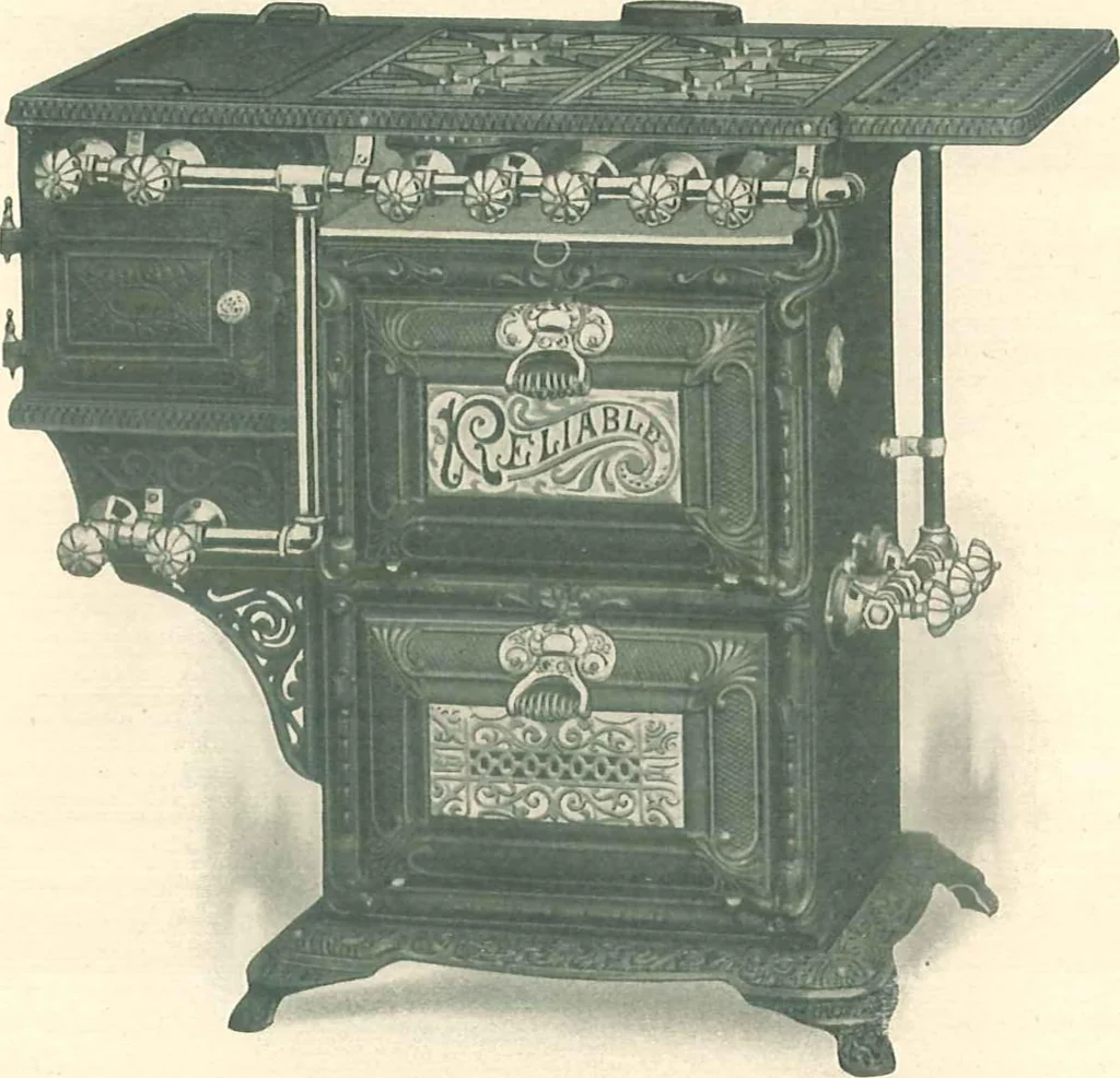 An illustration from Reliable gas stoves and ranges, 1905, leaf 57