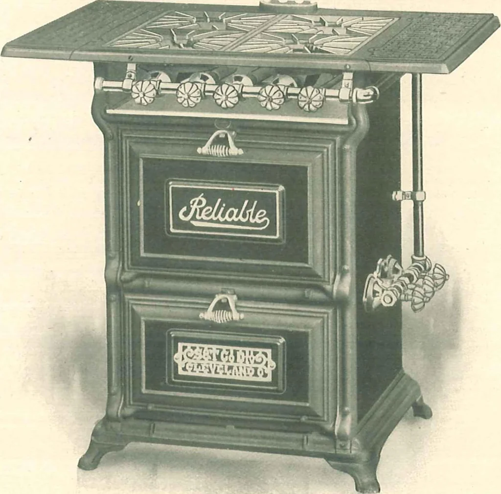 An illustration from Reliable gas stoves and ranges, 1905, leaf 59