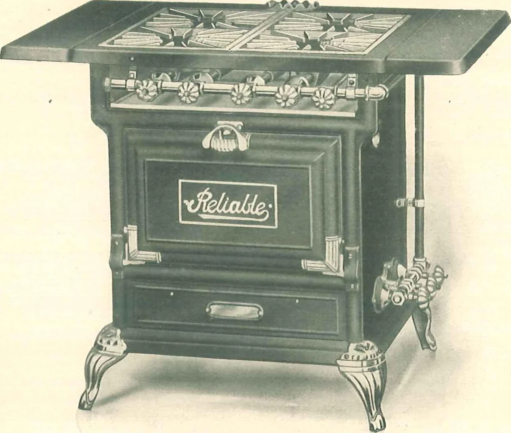An illustration from Reliable gas stoves and ranges, 1905, leaf 62