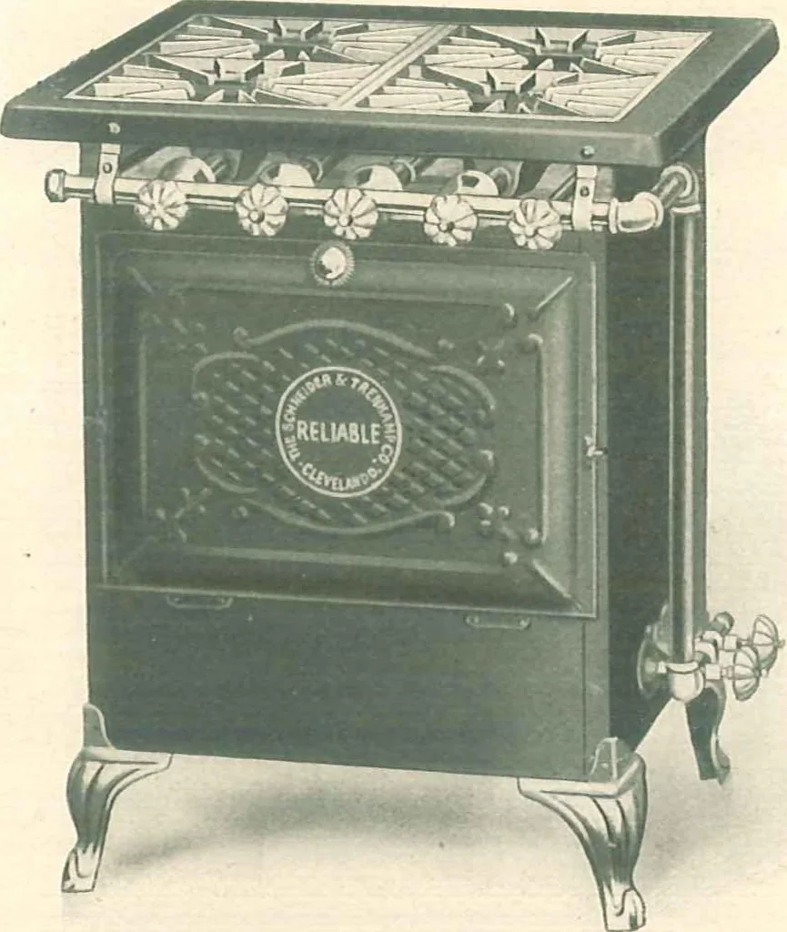 An illustration from Reliable gas stoves and ranges, 1905, leaf 63