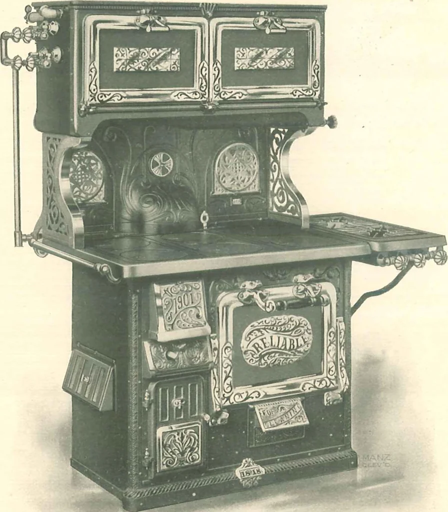 An illustration from Reliable gas stoves and ranges, 1905, leaf 92