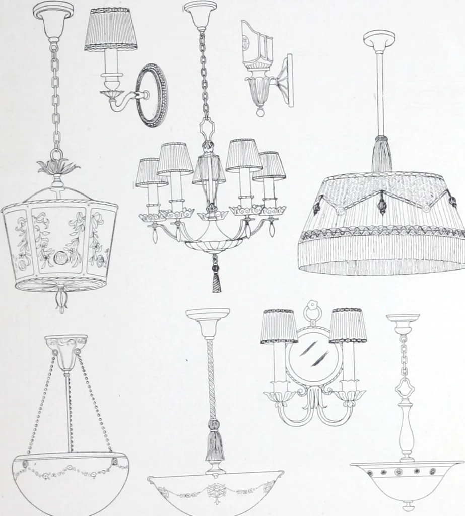 An illustration from Residence lighting / information compiled by A.L. Powell and H.A. Smith., 1922, leaf 24