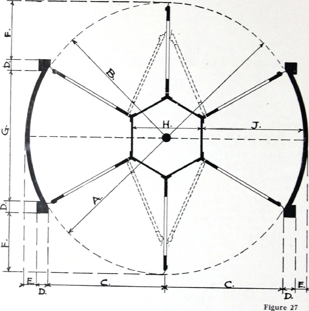 An illustration from Revolving Doors Always Closed: Styles, Types, Designs, 1910, leaf 25