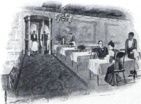 An illustration from Revolving Doors Always Closed: Styles, Types, Designs, 1910, leaf 37