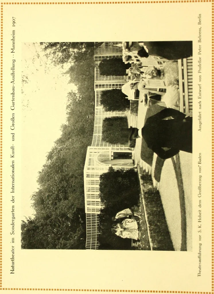 An illustration from Rheinauer Gartenmobel : Spalierwerke, Holzarbeiten fur Parkanlagen, Veranden und Wintergarten, Gartenlauben, Gartenhauser ..., 1912, leaf 13