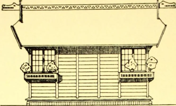 An illustration from Rheinauer Gartenmobel : Spalierwerke, Holzarbeiten fur Parkanlagen, Veranden und Wintergarten, Gartenlauben, Gartenhauser ..., 1912, leaf 69