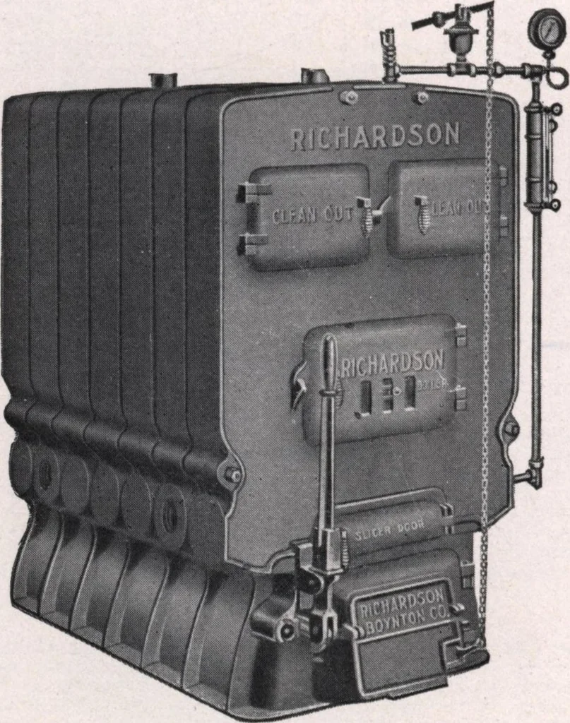 An illustration from Richardson boilers: steam and hot water, 1916, leaf 13
