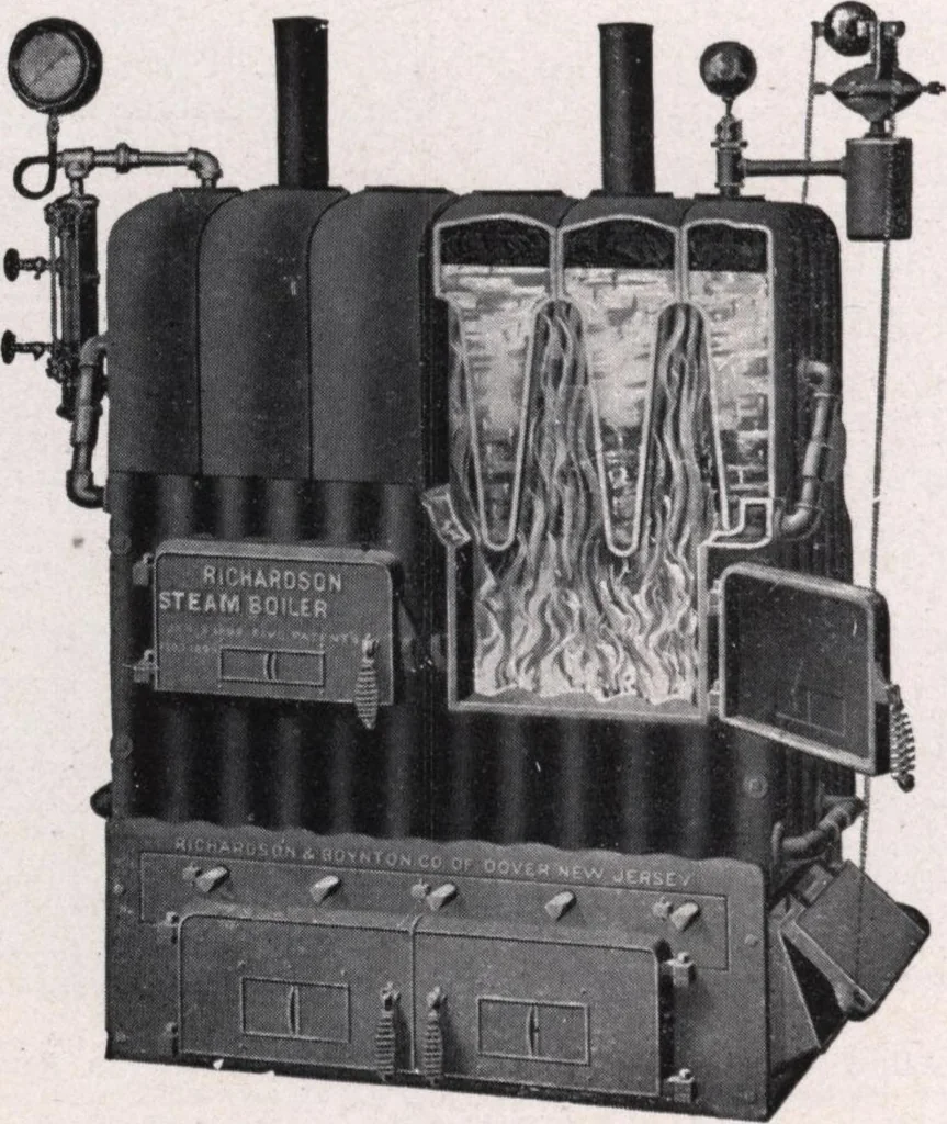 An illustration from Richardson boilers: steam and hot water, 1916, leaf 23